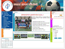 Tablet Screenshot of irmakspor.com